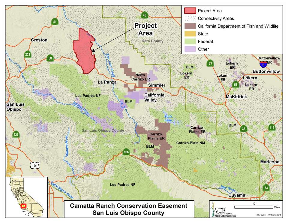 Swath of California Central Coast land to be preserved with 10M grant