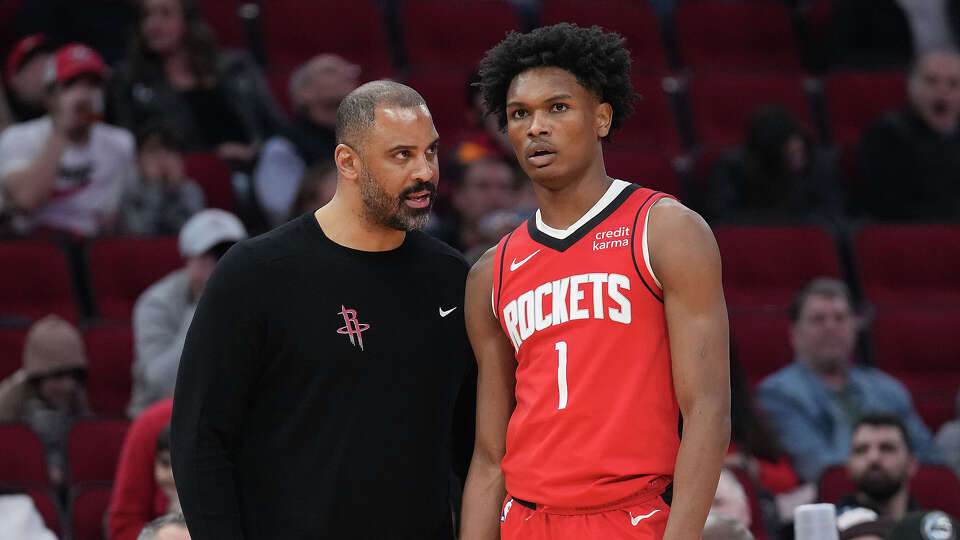 Houston Rockets Thompson Houston Rockets: Rookie Amen Thompson's role being elevated
