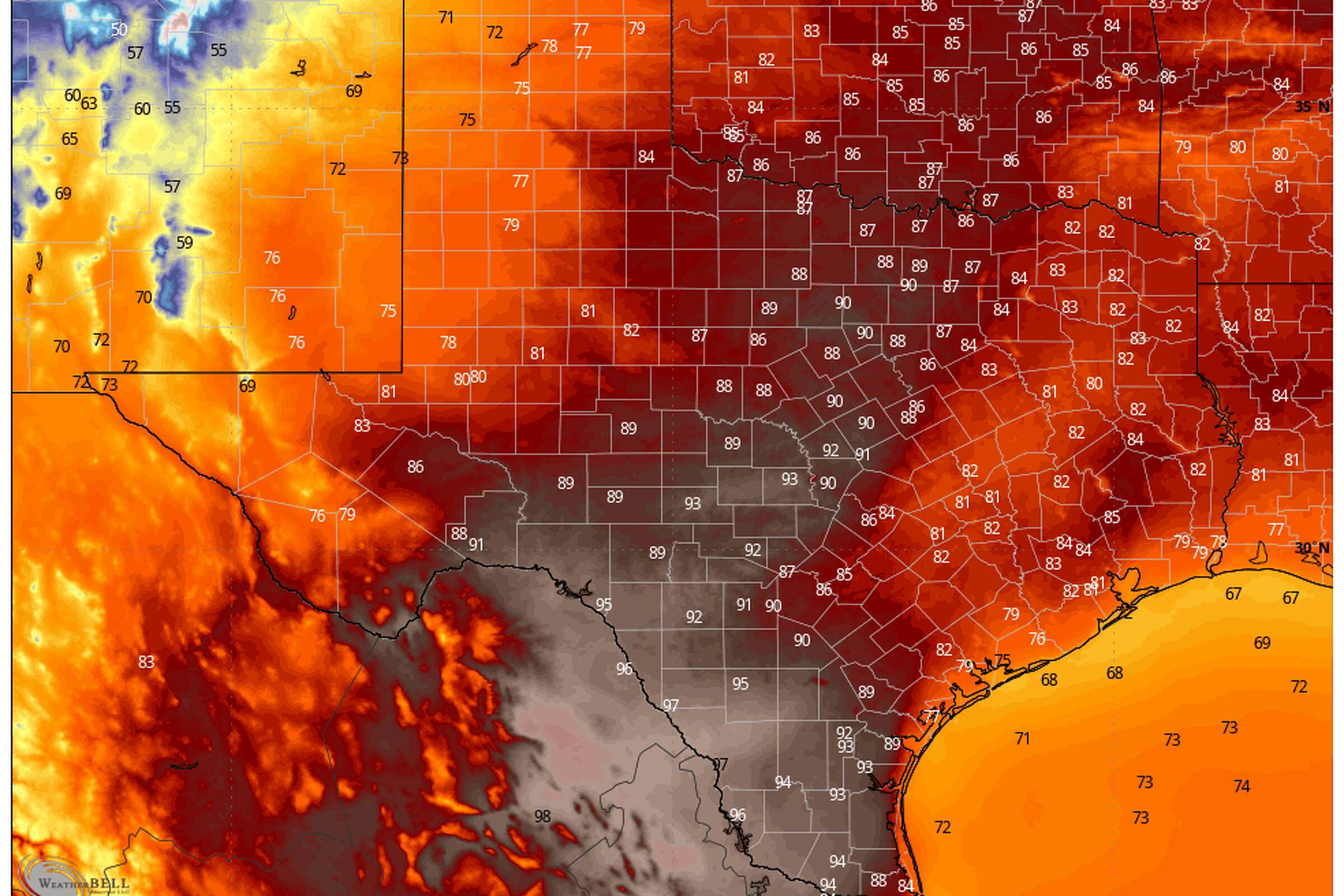 Texas temperature swings arrive Wednesday with next cold front