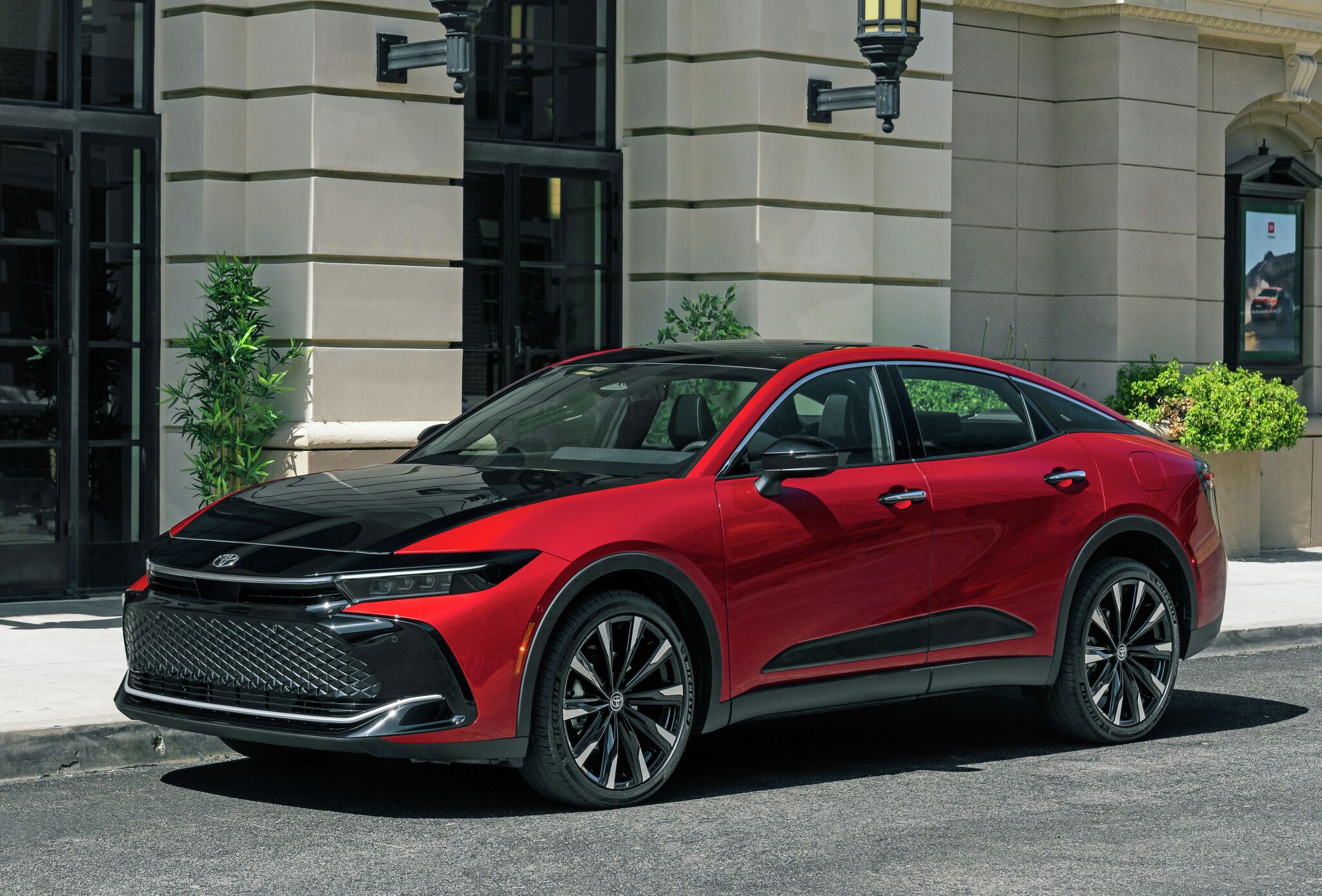 Toyota Crown sedan replaces Avalon; sits higher, like an SUV