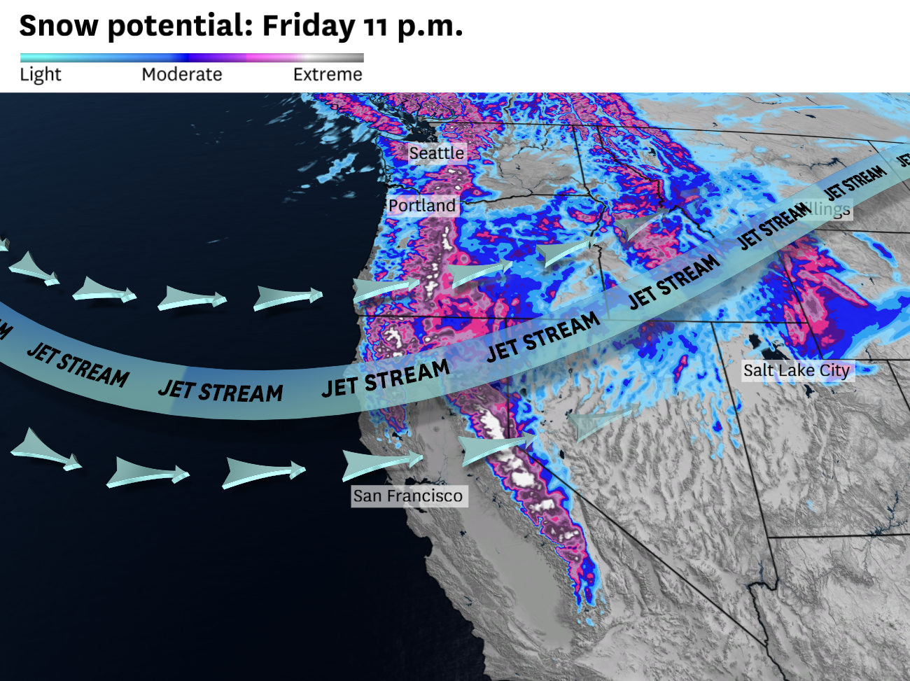How the Arctic blizzard to bury Tahoe differs from previous storms
