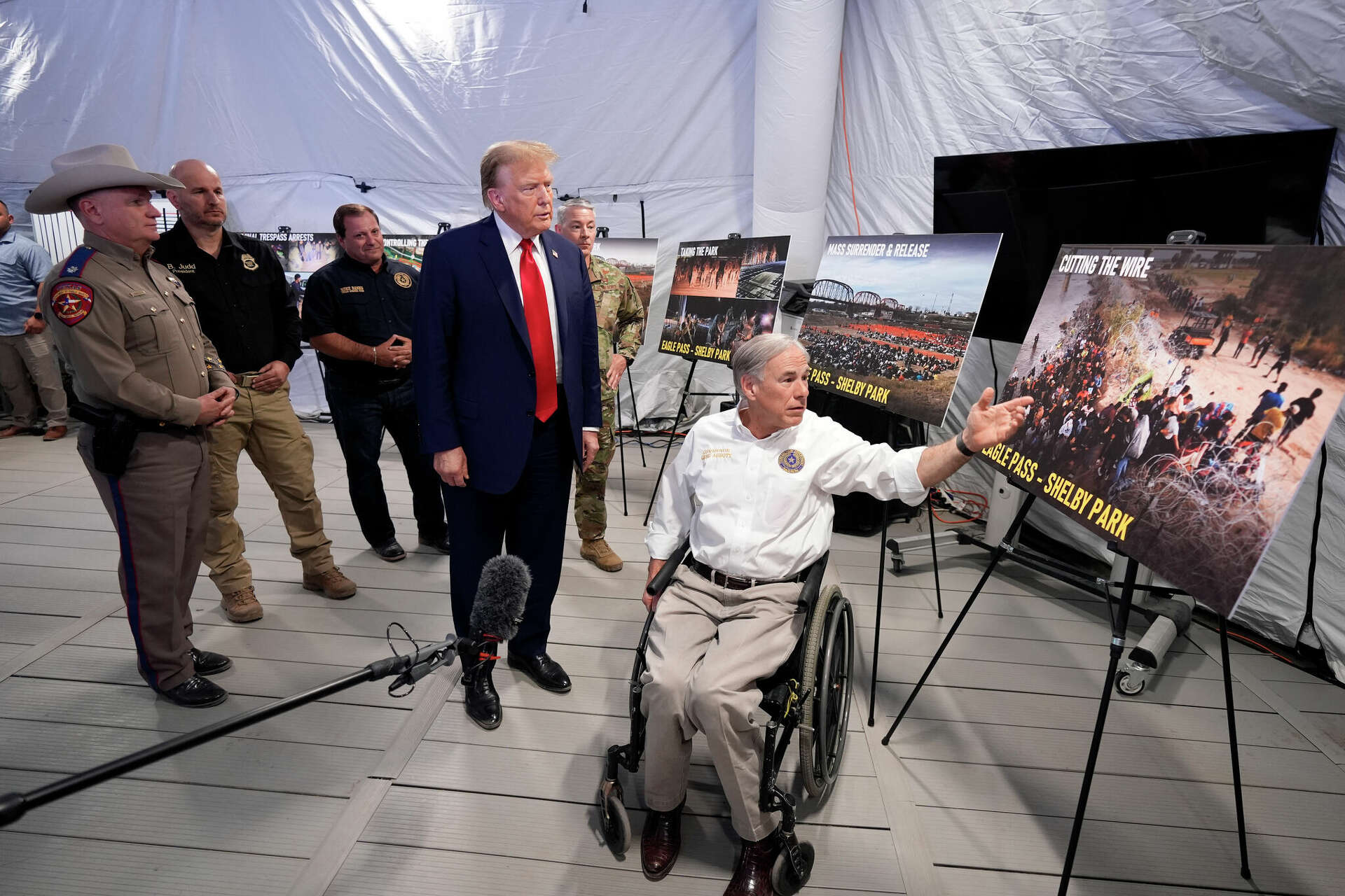 Donald Trump floats Texas Gov. Greg Abbott as possible VP pick
