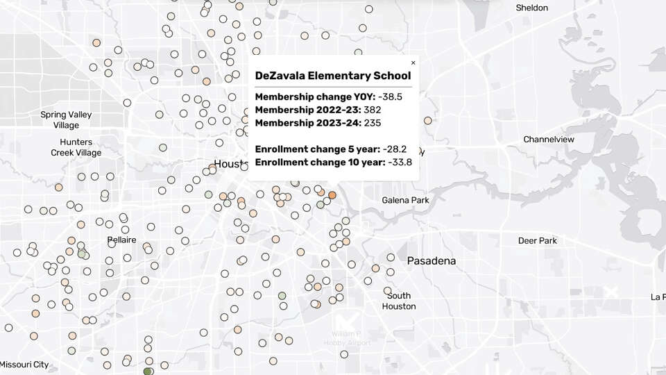 HISD campuses face steady decline in student numbers.