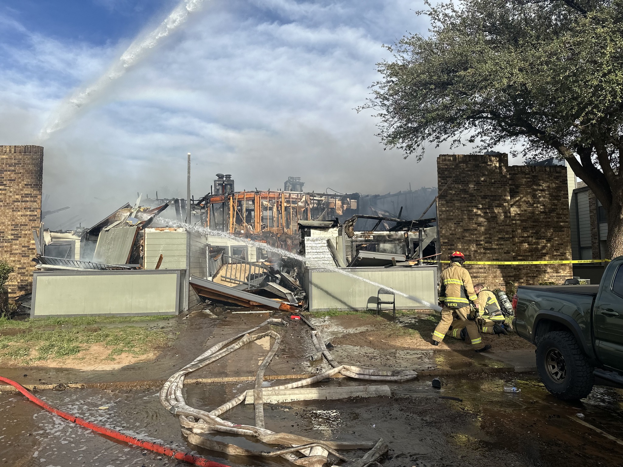 Apartment fire on Holiday Hill Road displaces 40 Midland residents
