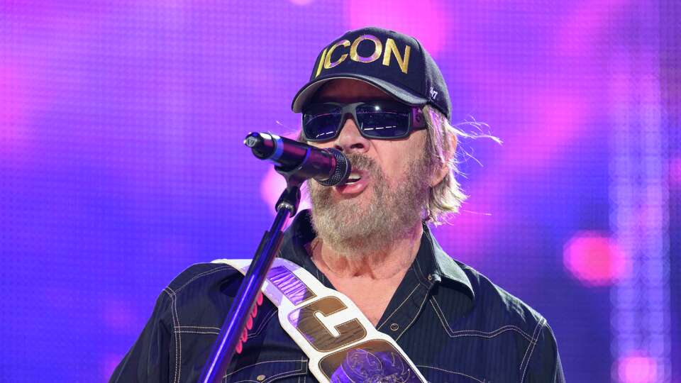 Hank Williams, Jr performs Monday, March 4, 2024, at the Houston Livestock Show and Rodeo at NRG Stadium in Houston