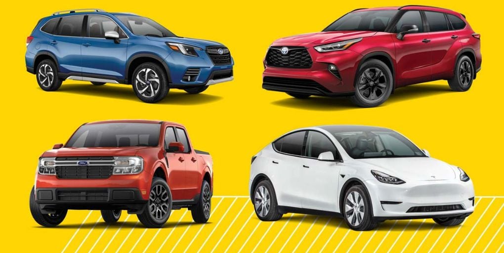 Consumer Report's Top Ten List of 2024 Model Vehicles