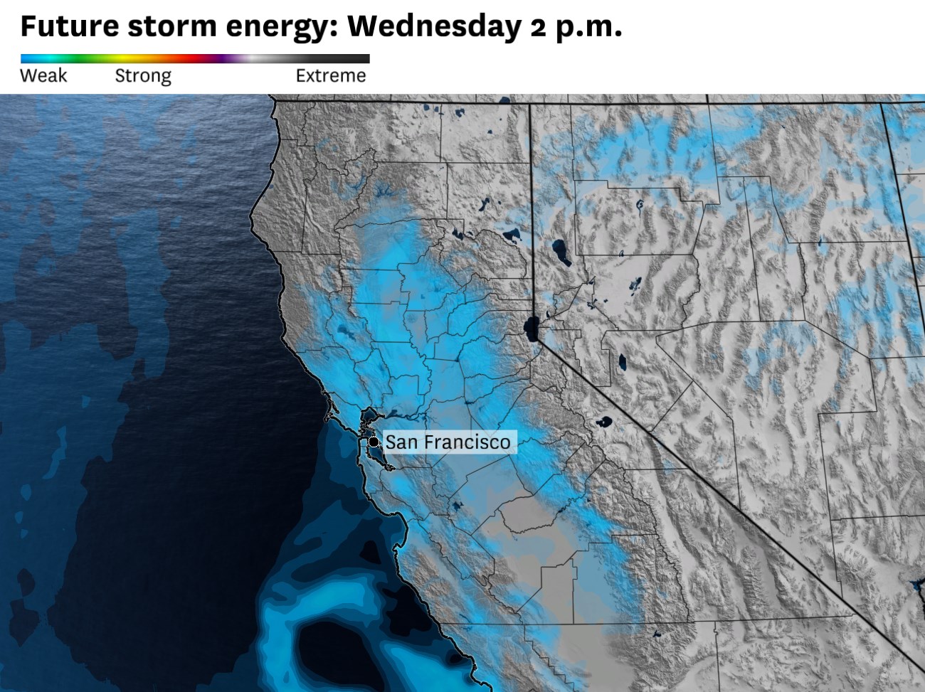 Bay Area weather: Showers, thunderstorms possible in some cities