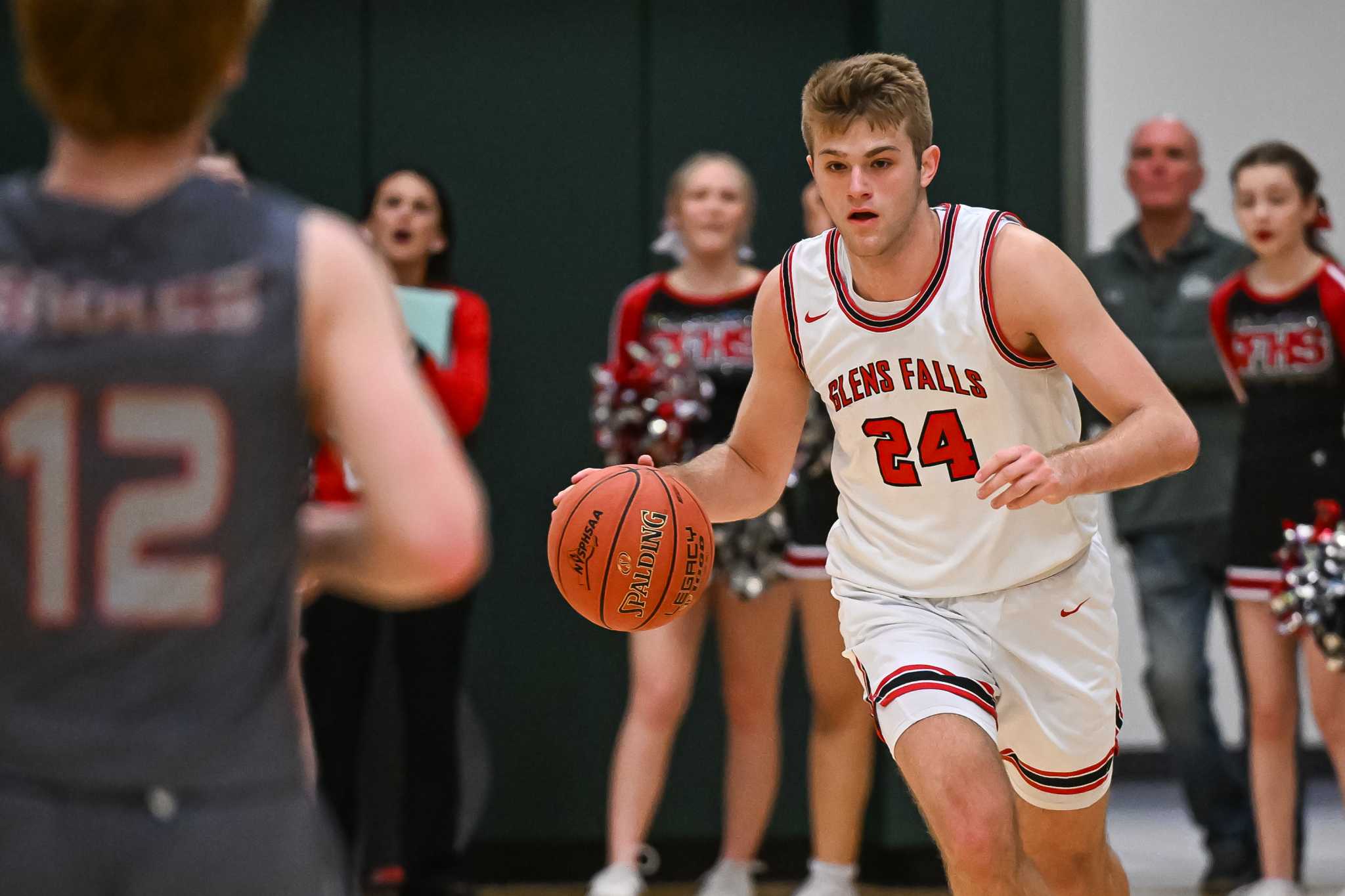 Cooper Nadler caps boys' basketball career at Glens Falls with title