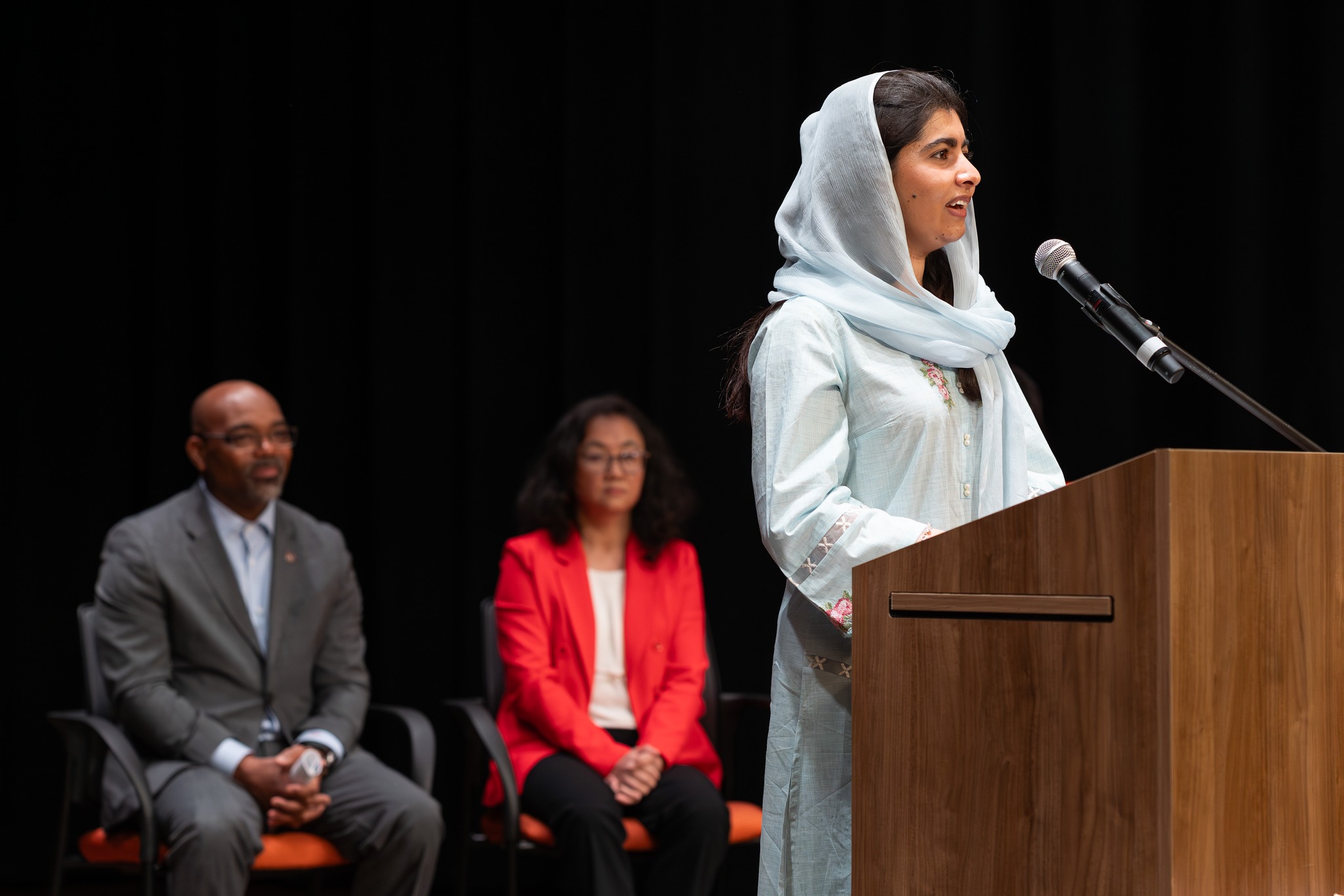 Nobel Prize winner Malala Yousafzai visits Fort Bend school