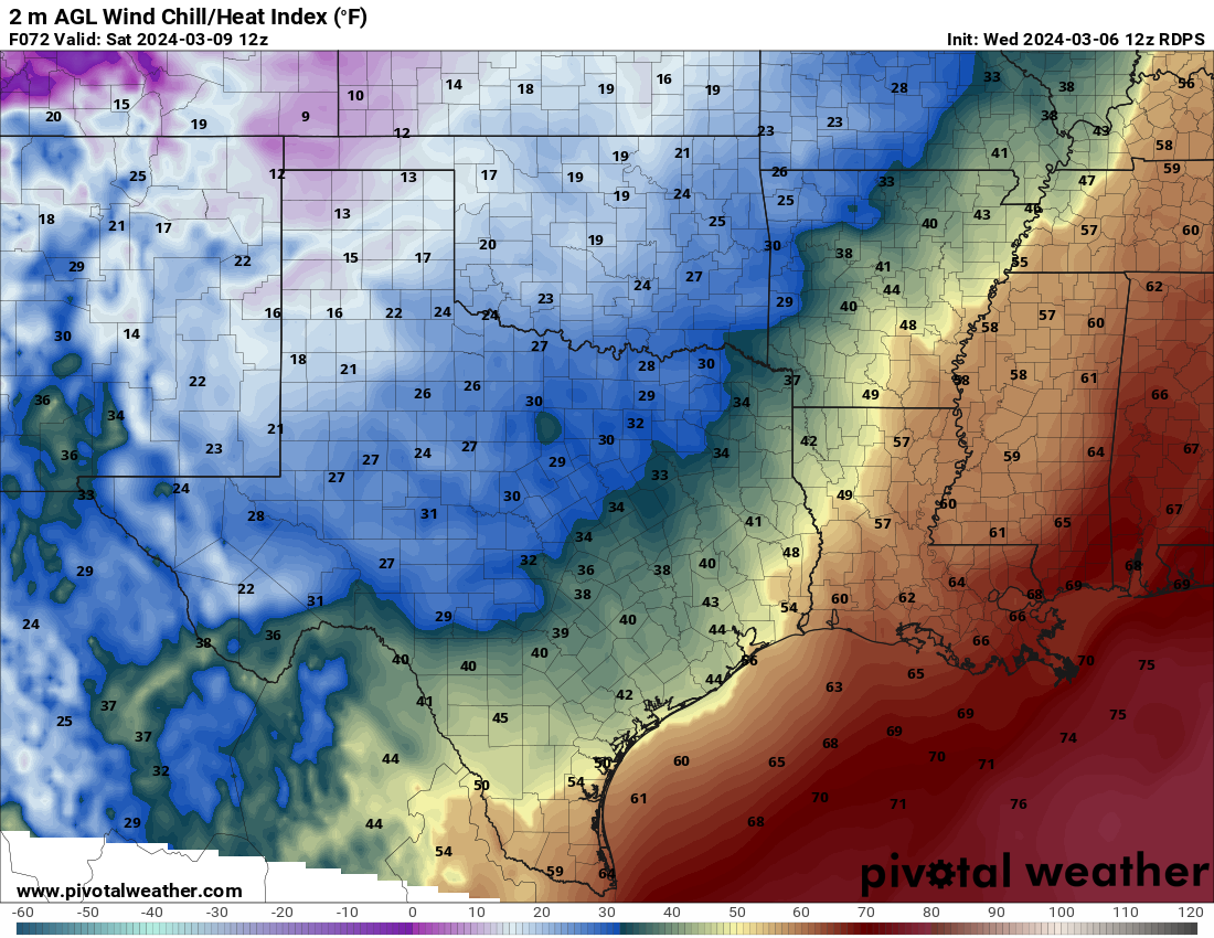 Cold front to drop West Texas wind chills to the 20s by Saturday