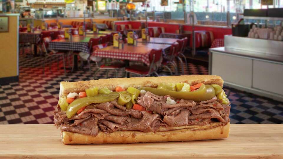 An Italian beef sandwich from Portillo's