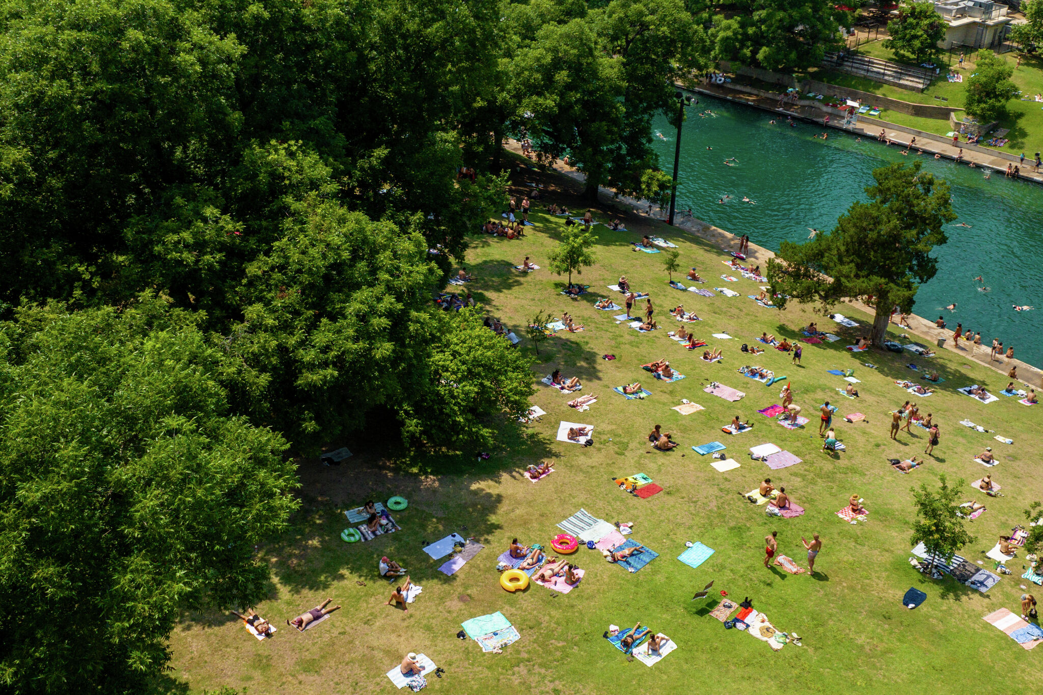 You can go topless at Barton Springs in Austin