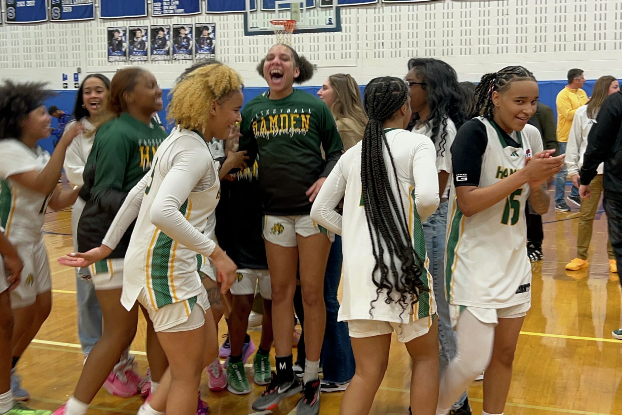 Hamden girls basketball tops Newington, advances to Class LL final.