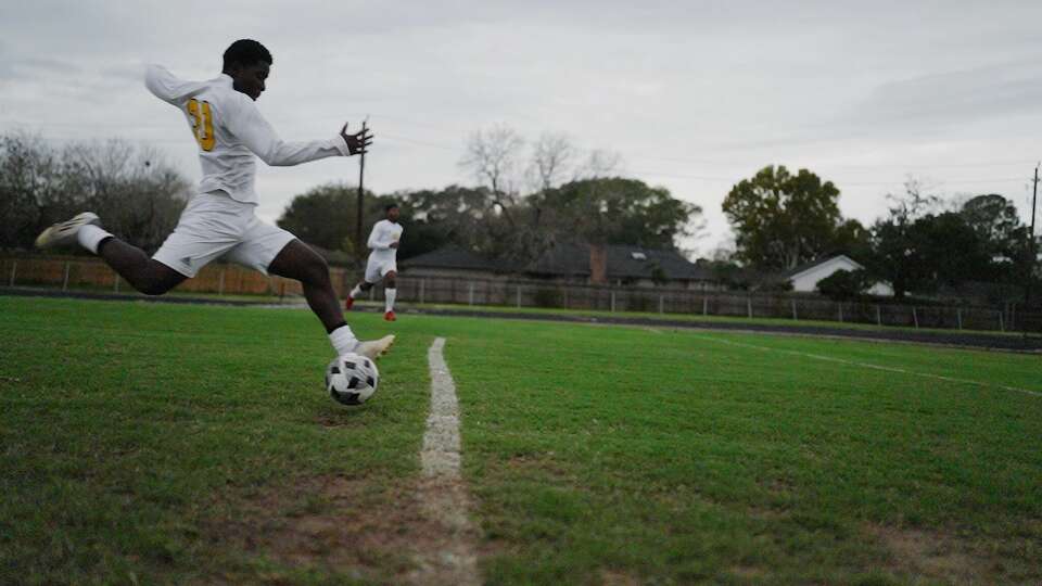 Scene from the documentary 'Houston United' which follows the soccer team at Houston's Margaret Long Wisdom High School.