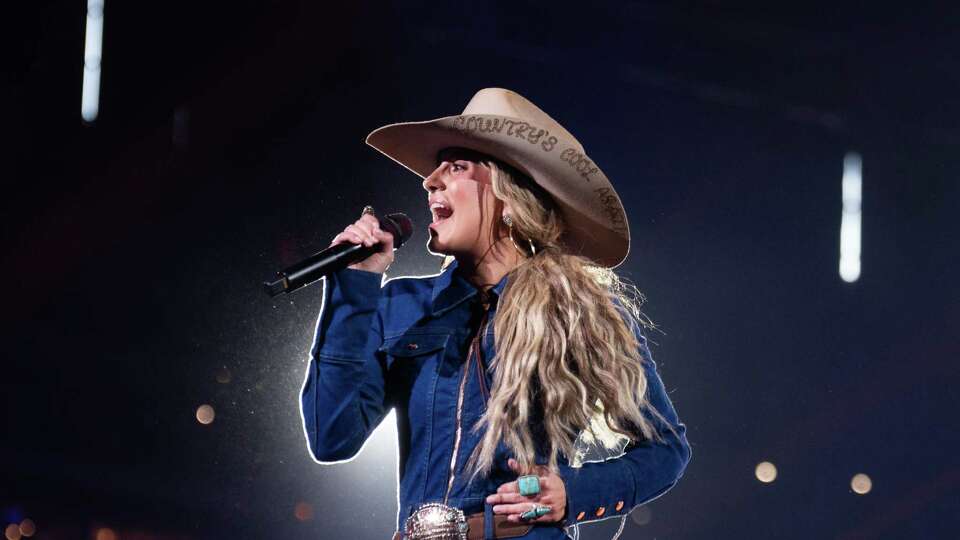 Lainey Wilson performs during the Houston Livestock Show and Rodeo at NRG Park, Saturday, March 9, 2024, in Houston. (Jason Fochtman/Houston Chronicle)