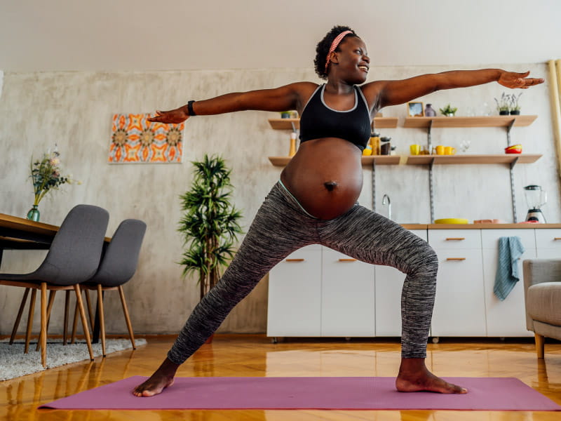 Maternity portraits for a yoga instructor — Saratoga Springs Baby