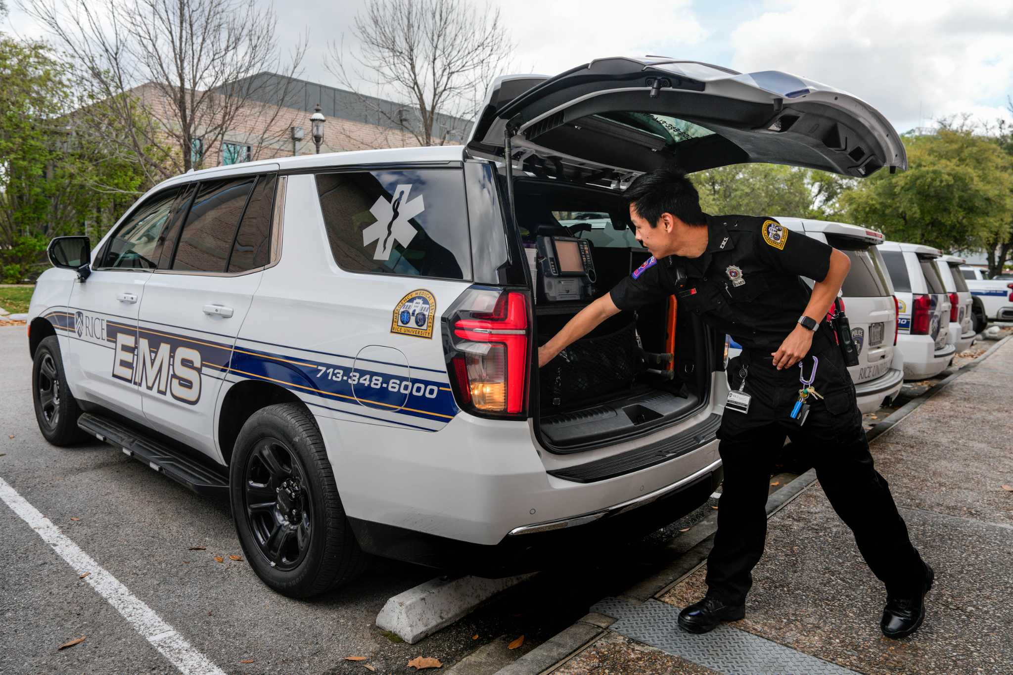 Rice University student EMTs respond to campus emergencies