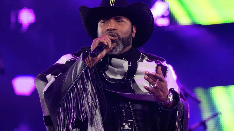 Bun B performs during his Southern Takeover concert during the Houston Livestock Show and Rodeo at NRG Park, Tuesday, March 12, 2024, in Houston.