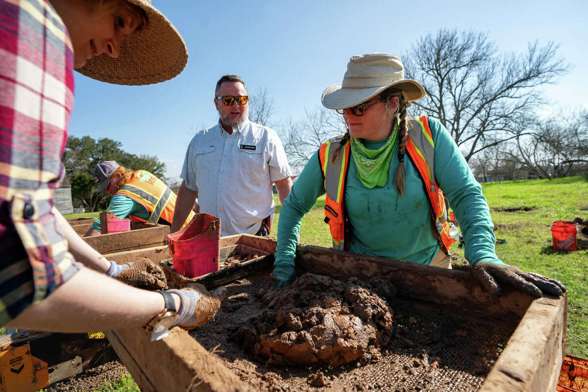 A team of archaeologists led by Jonathan Failor have been searching for artifacts at the Washington on the Brazos State Historic Site since September 2023. 