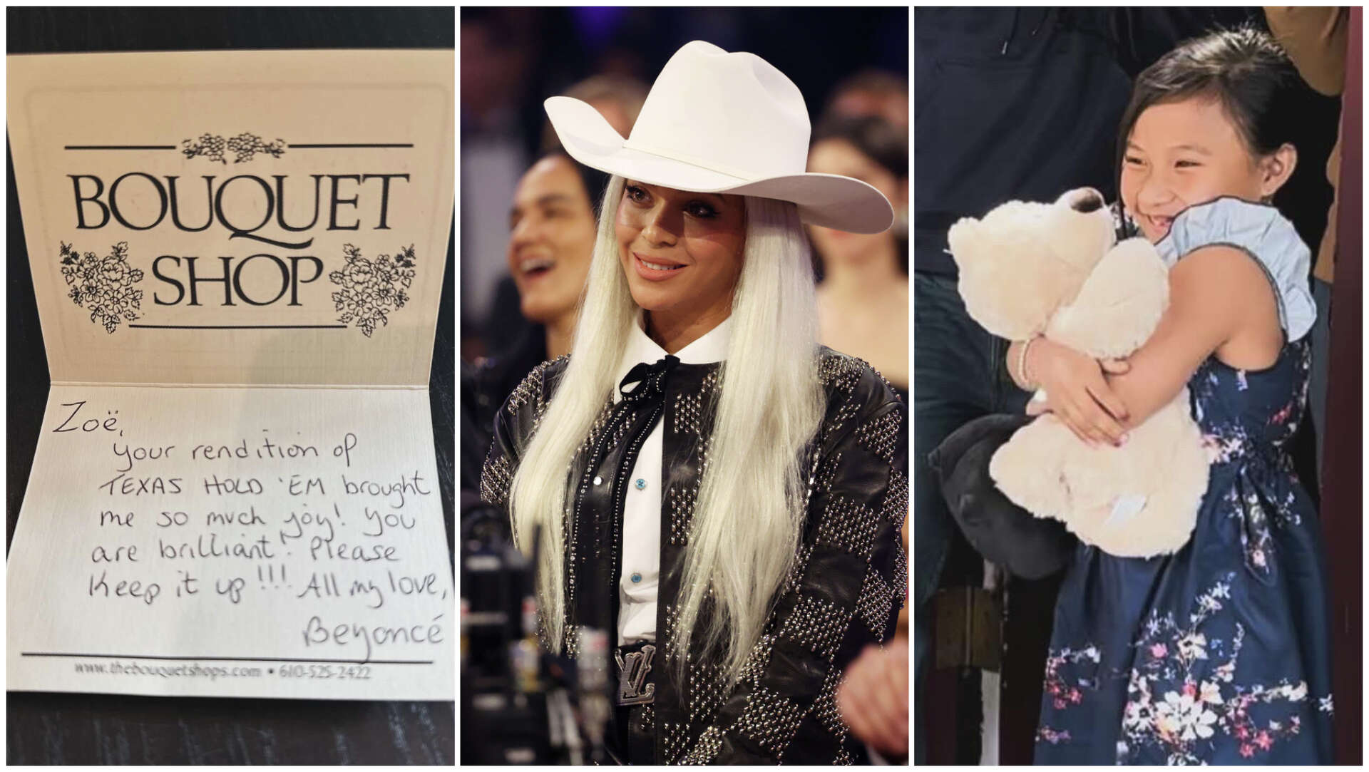 Beyoncé sends flowers to 7yearold who played 'Texas Hold Em' by ear(01)