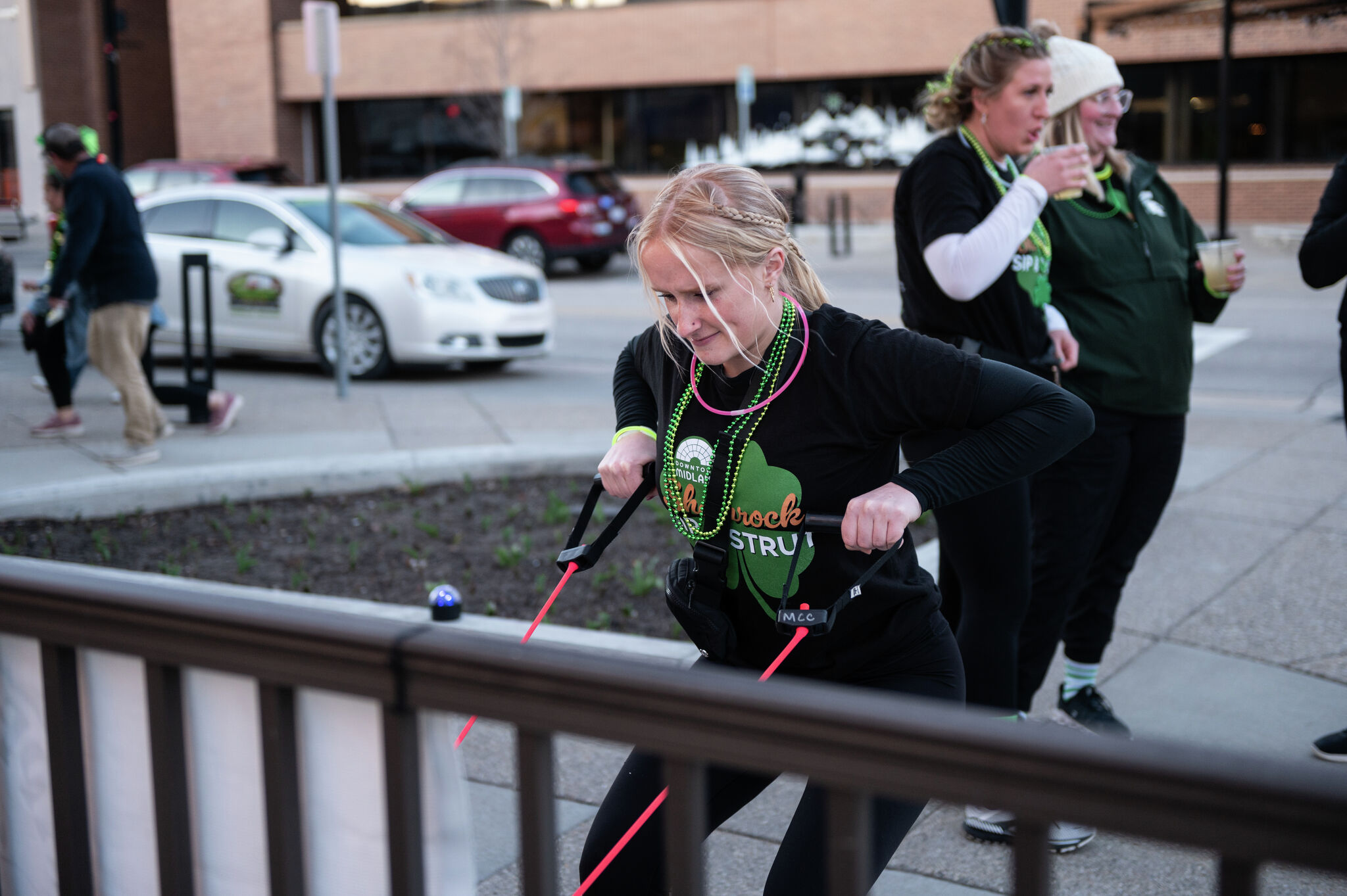 Residents enjoy Shamrock Sip & Strut in Downtown Midland