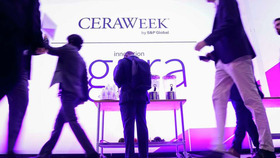 People attending Innovation Agora at CERAWeek by S&P Global 2024 Monday, March 18, 2024 at Hilton Americas-Houston in Houston.