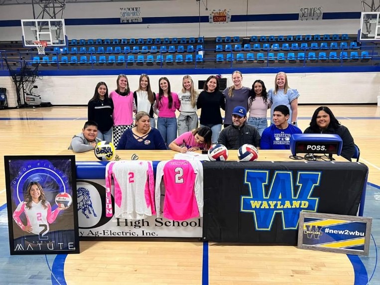 Olton's Matute commits to Wayland Baptist for volleyball