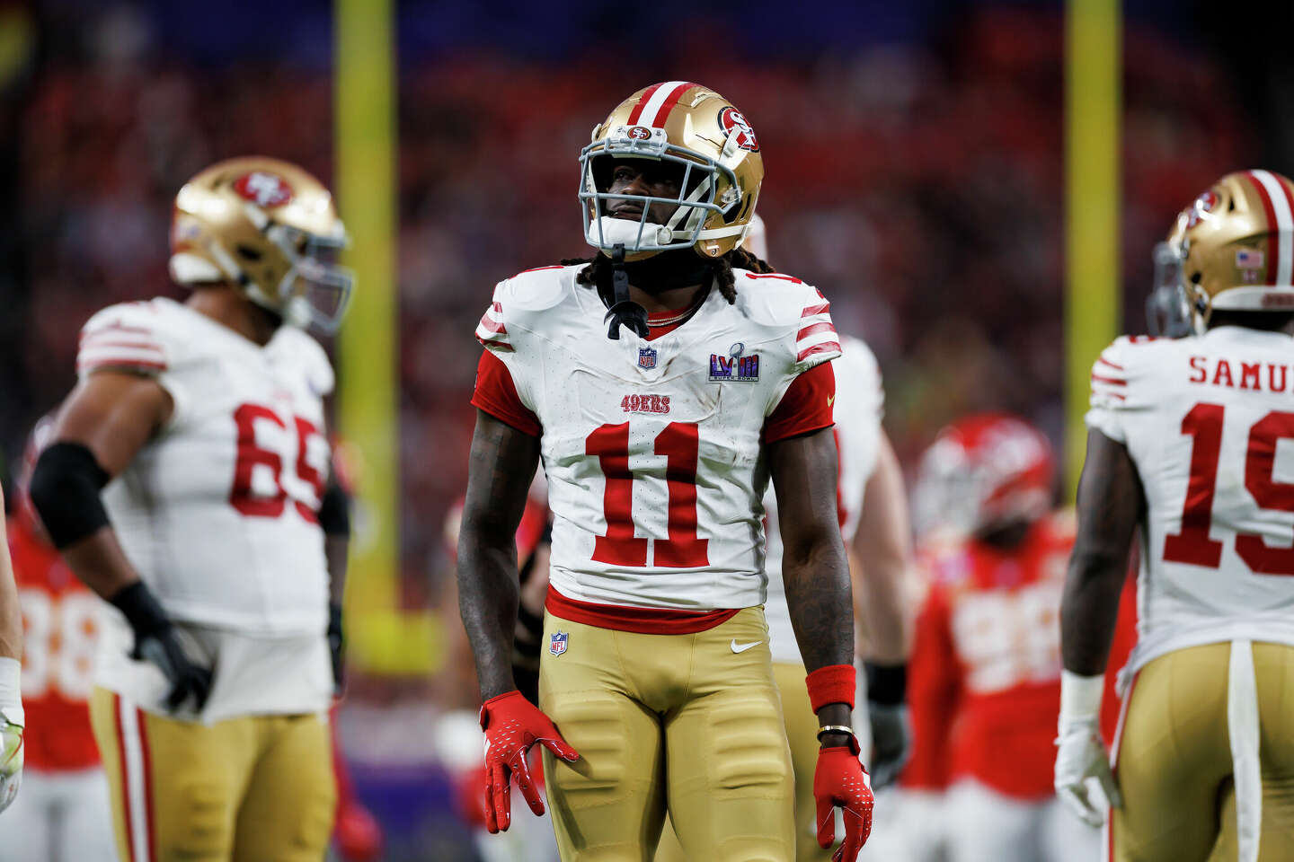 49ers star receiver Brandon Aiyuk is fanning the trade rumor flames