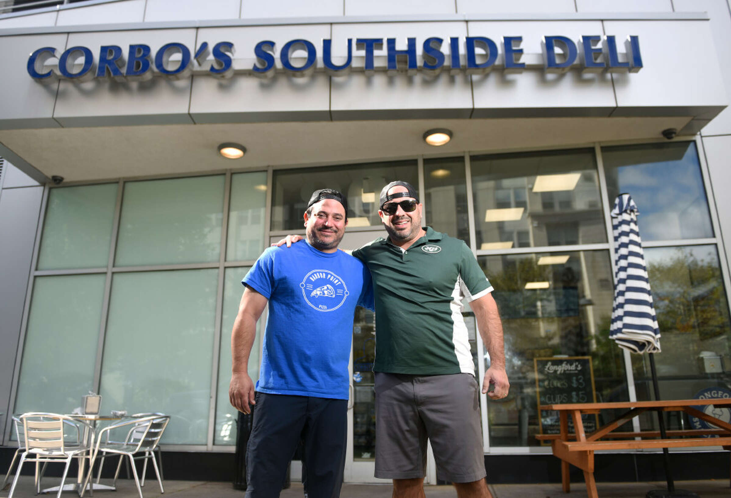 Owners of the two Corbo's Delis open eatery at Greenwich golf course