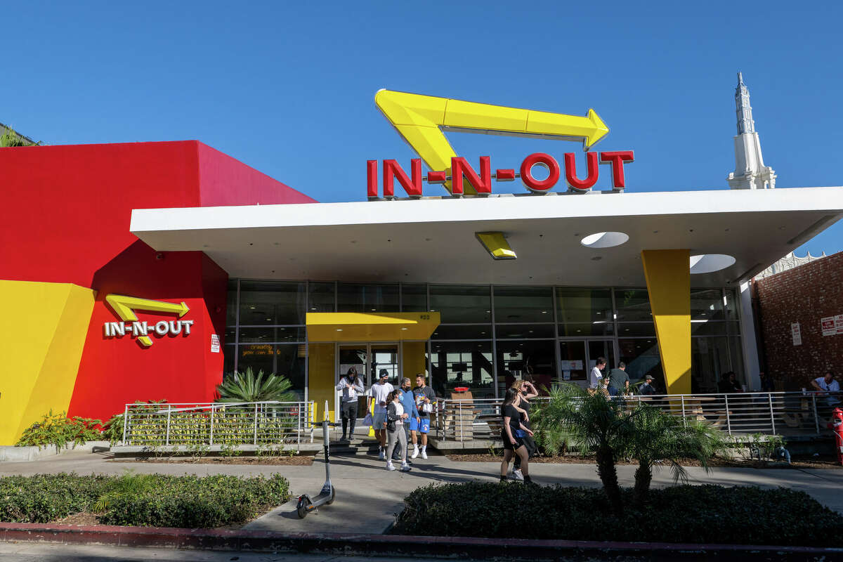 FILE: People walk out of an In-N-Out in Los Angeles, Calif. 