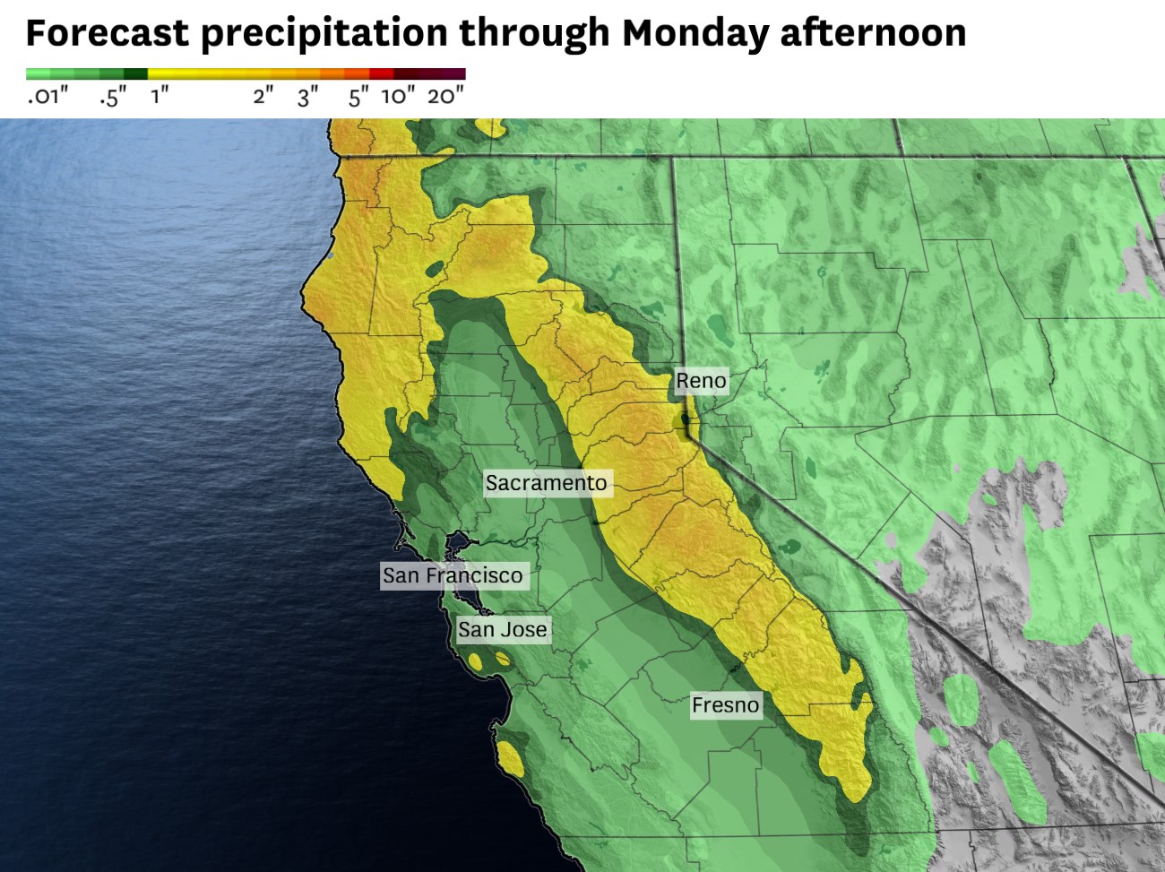 Bay Area weather: Rain returns to end longest dry stretch so far