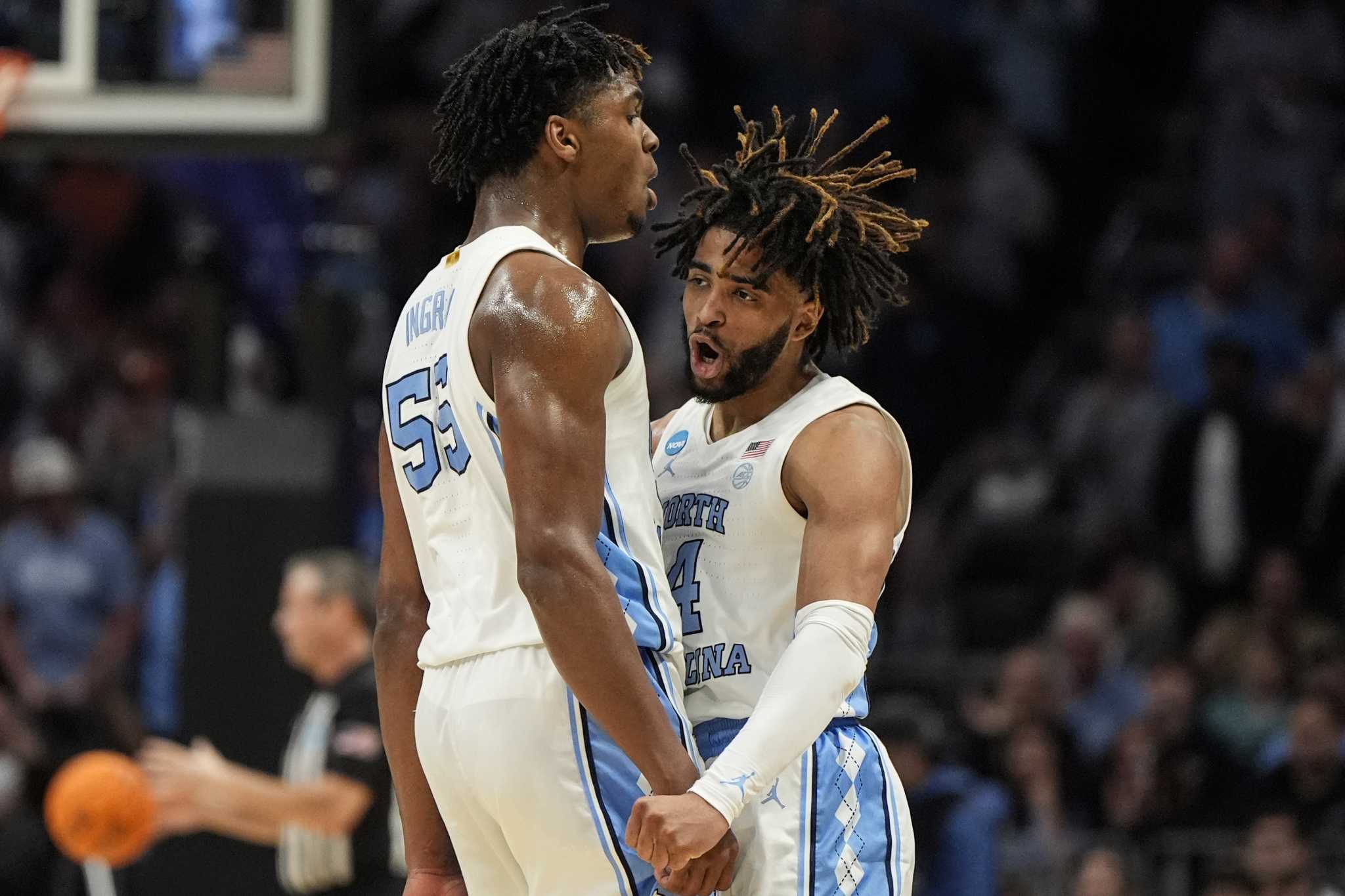 RJ Davis goes for 20 as North Carolina beats Michigan State 8569
