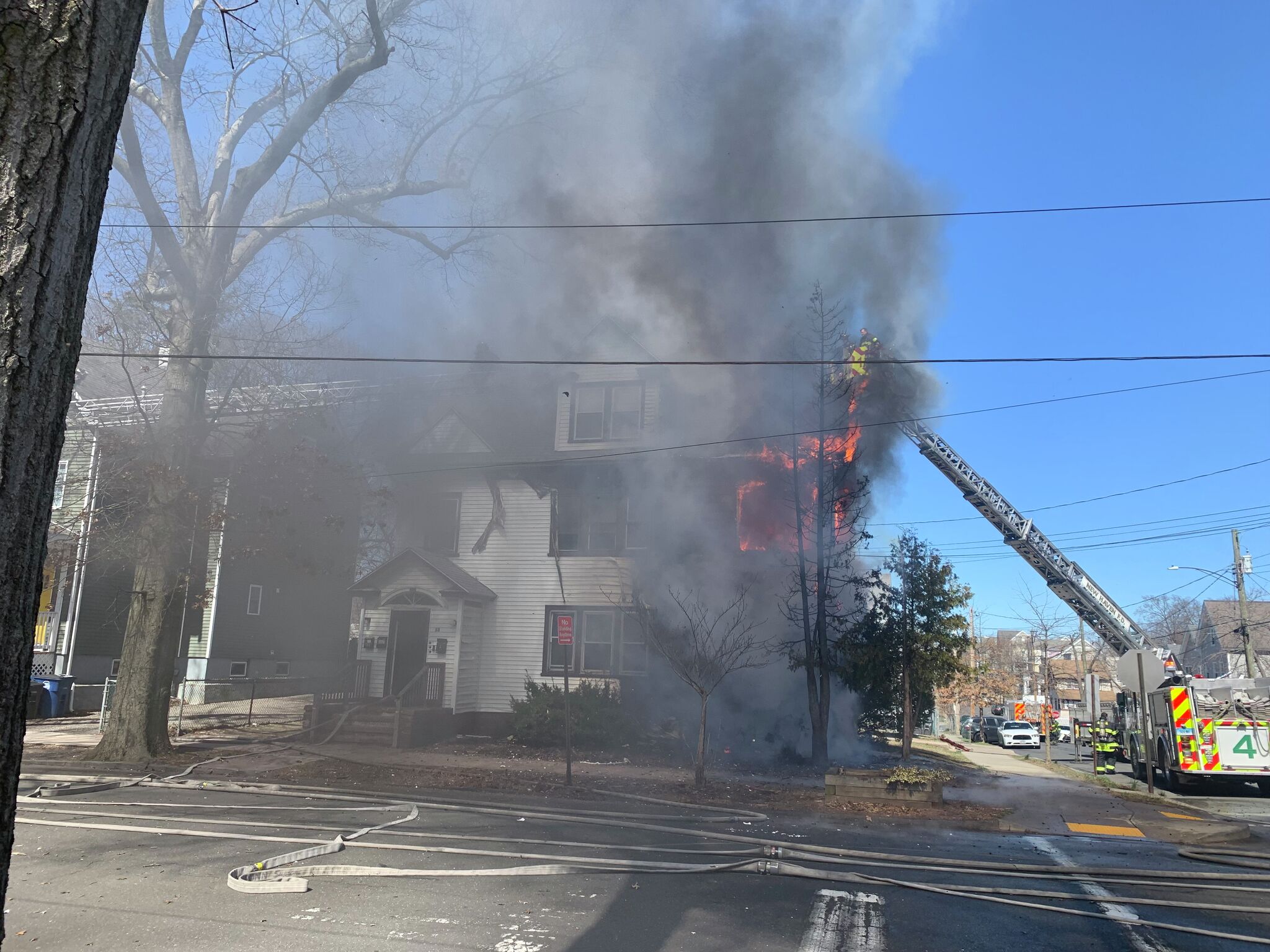 New Haven fire crews battled blaze on Chatham Street, chief says