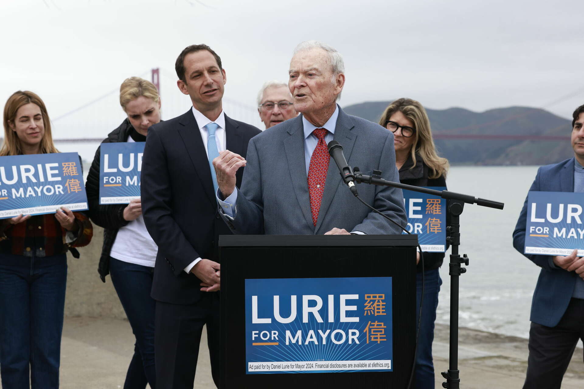 Former SF Mayor Frank Jordan Endorses Daniel Lurie’s Campaign