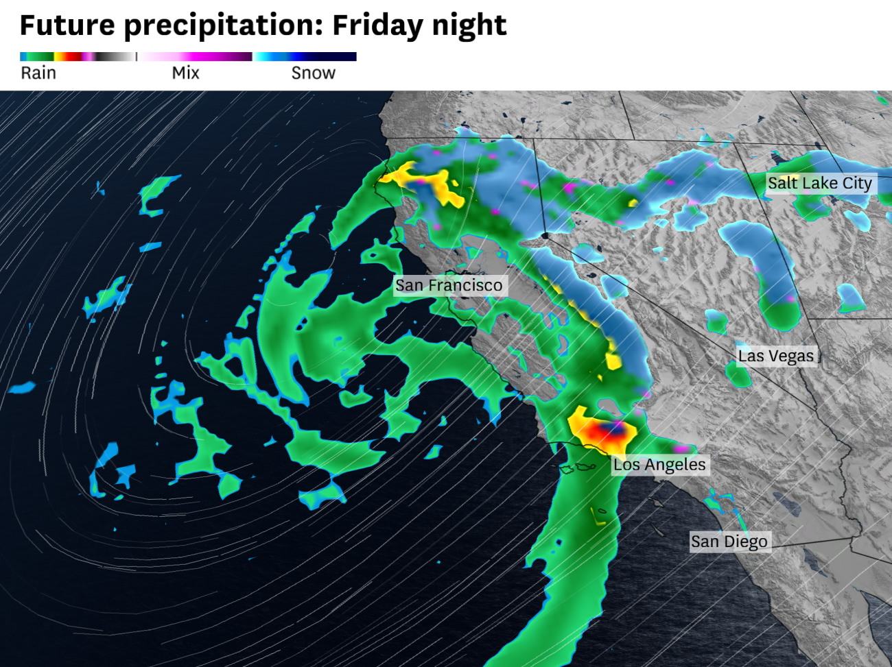 California late-season storm sends rain, snow to Tahoe and Sierra