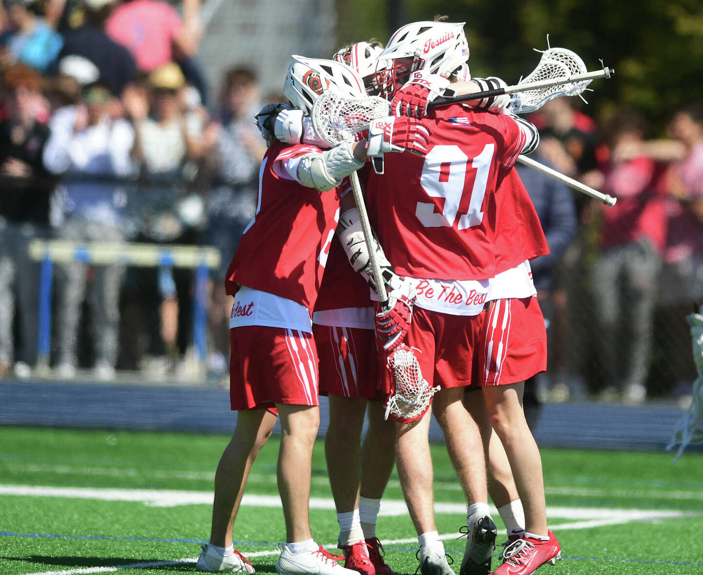 Fairfield Prep boys lacrosse defeats Darien on Luke Shannehan OT goal.