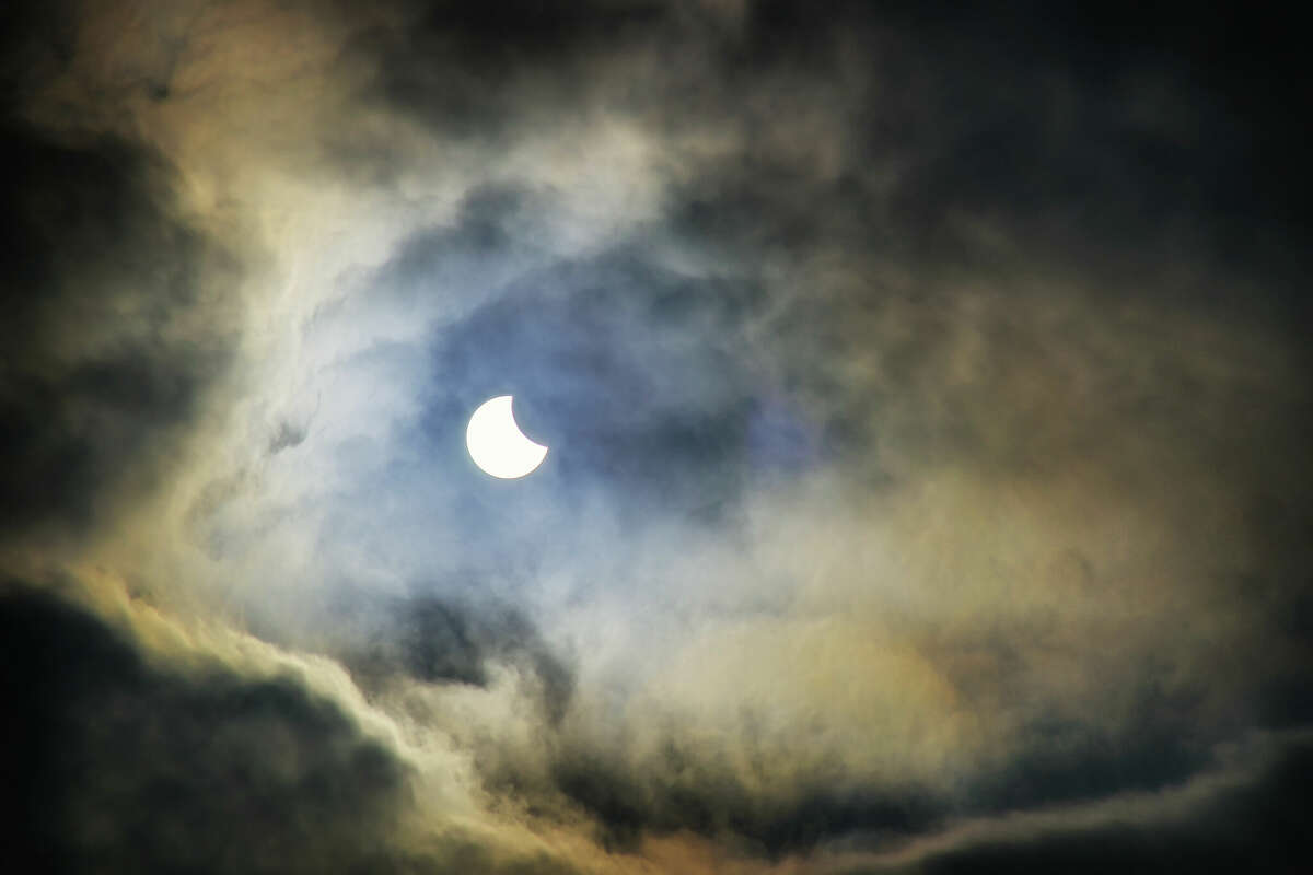 Cloud coverage may ruin the view of the total solar eclipse in Texas, according to recent forecasts. 