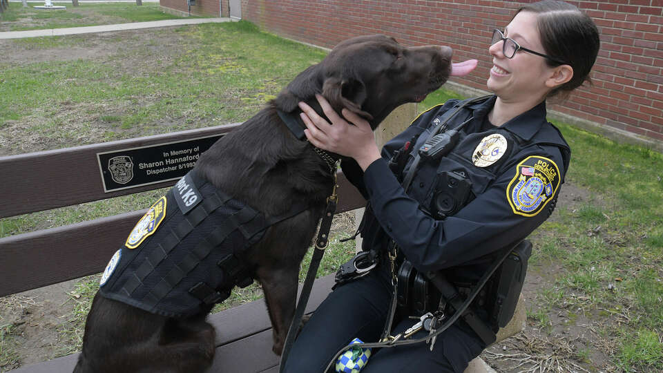 East Windsor police add 2-year-old support dog to force to combat stressful job