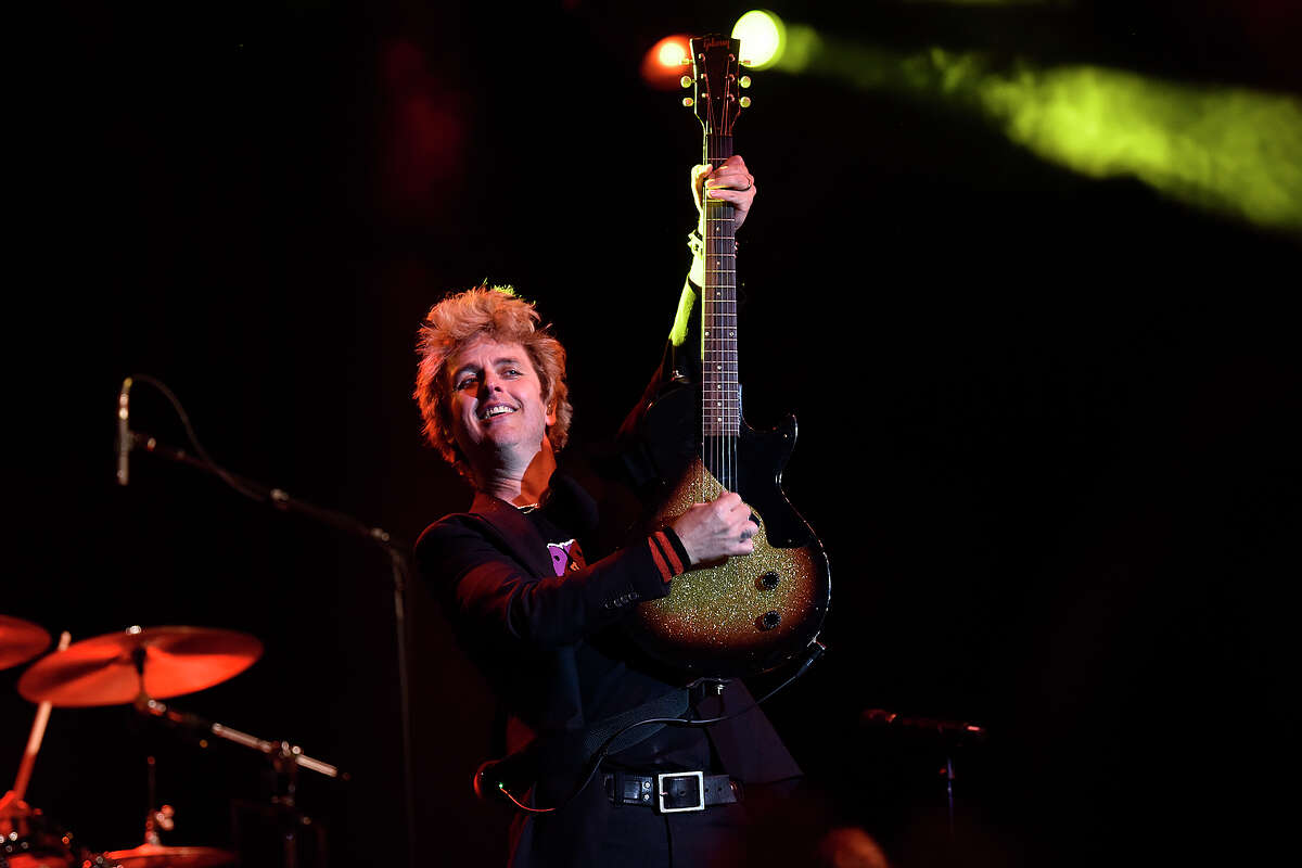 Green Day's Billie Joe Armstrong performs during the band's show at the Fillmore, on Tuesday, April 2, 2024. 