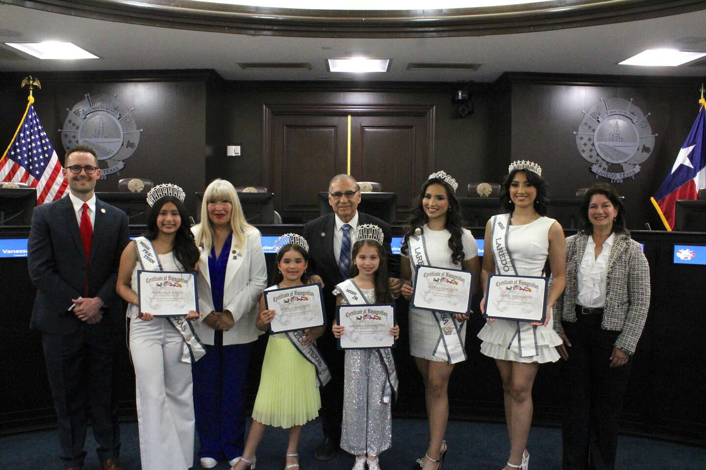 Miss Laredo Texas USA 2024 Beauty Pageant winners honored by city