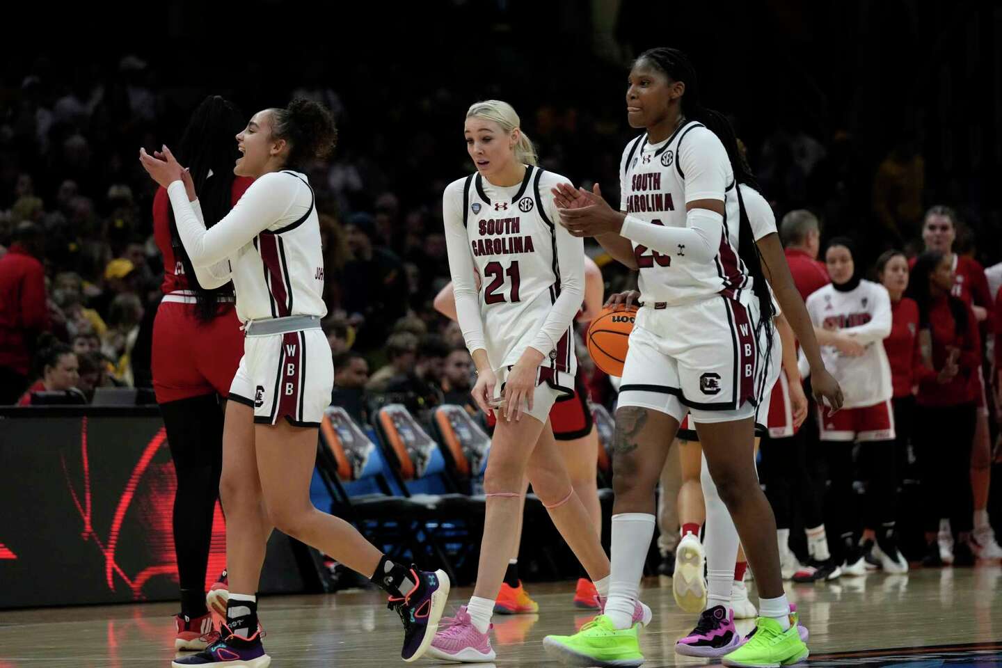 South Carolina women stay perfect, surge past N.C. State 78-59 to reach ...