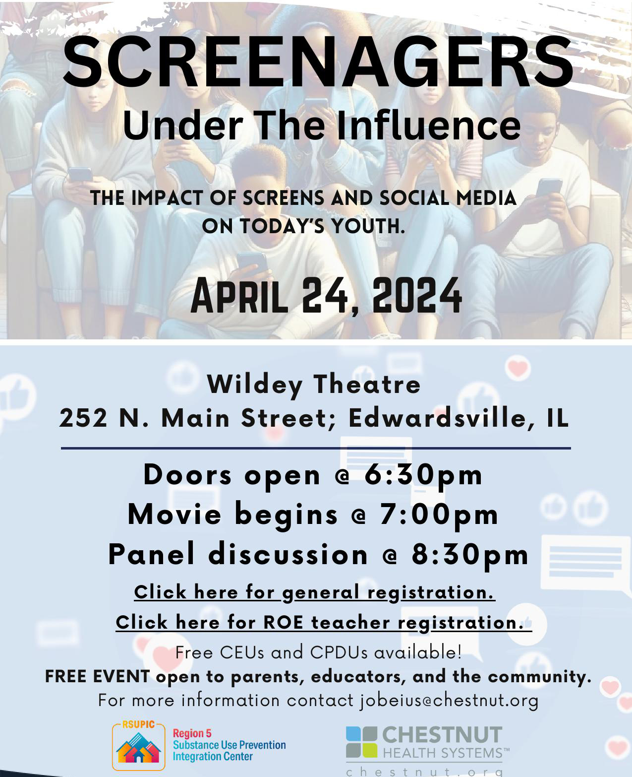 Edwardsville IL theater to show newest Screenagers film