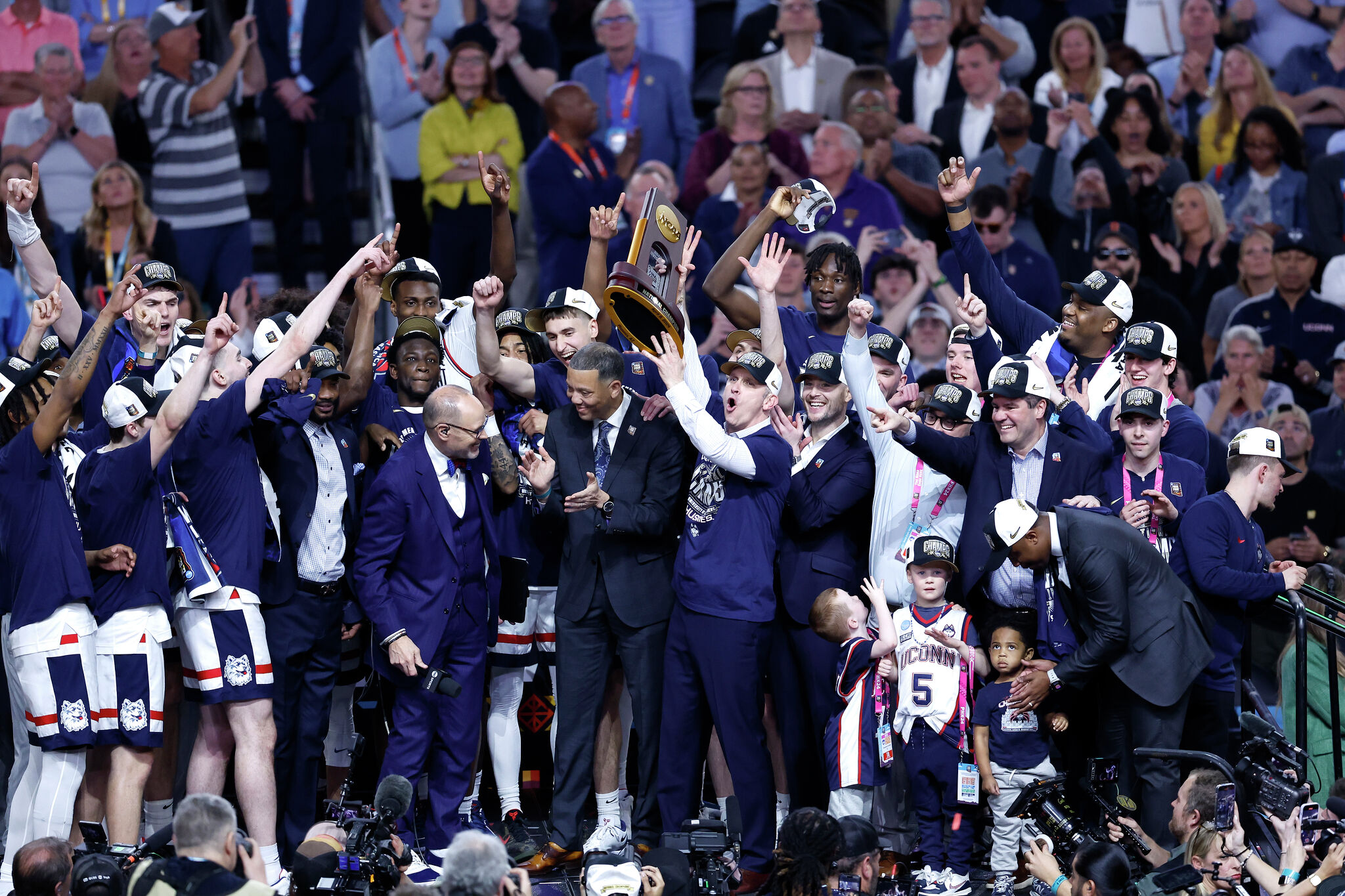 UConn men's basketball are betting favorites to win 2025 NCAA title