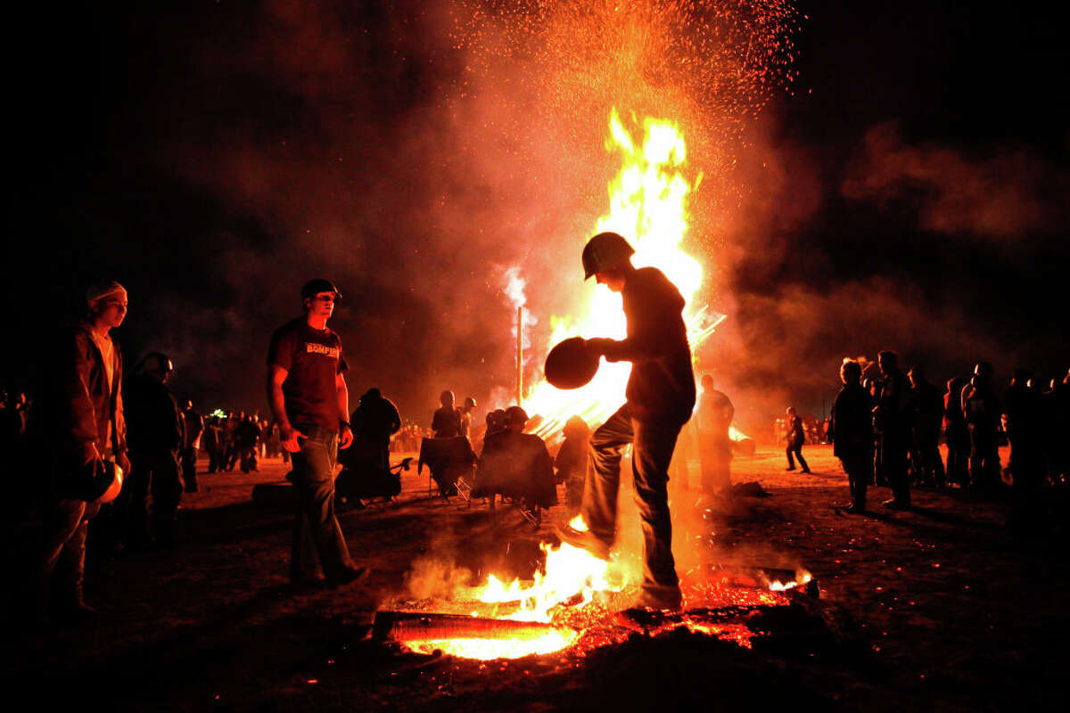 Texas A&M University officials weighs bringing back bonfires. ( Michael Paulsen / Chronicle ) (Photo by Michael Paulsen/Houston Chronicle via Getty Images)