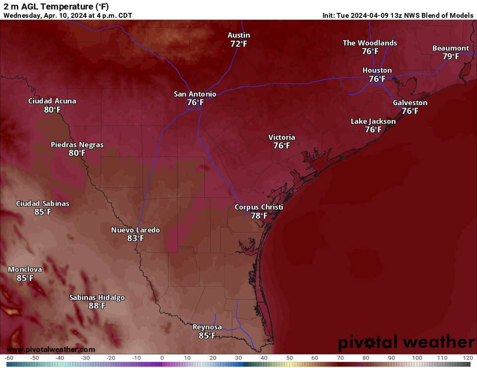 Rain chances end, and a windy day is coming to South Texas