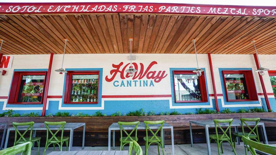 Exterior of HiWay Cantina on Wednesday, April 10, 2024, in Houston.