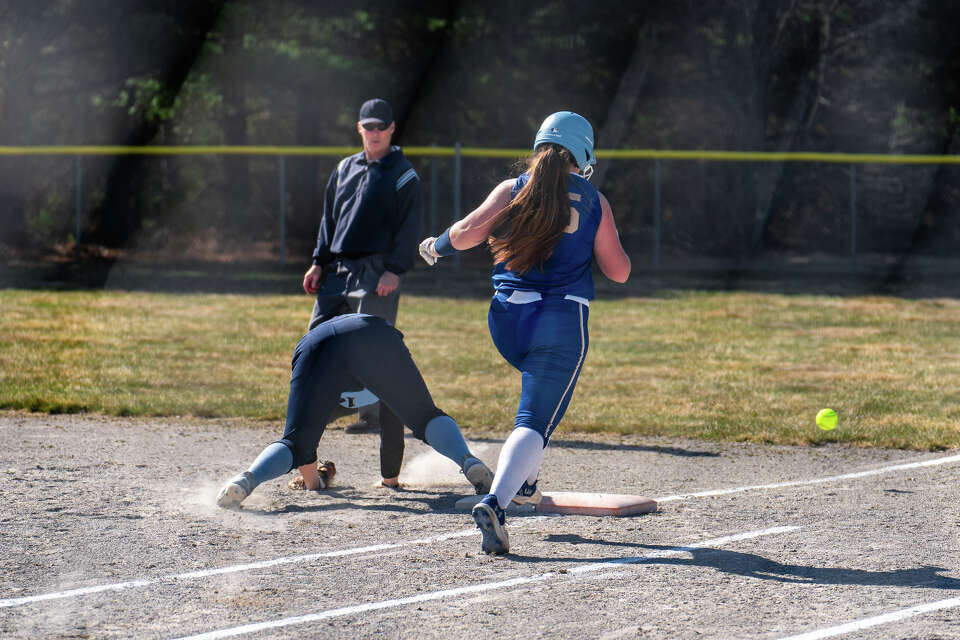Onekama softball defeats Brethren in rivalry matchup
