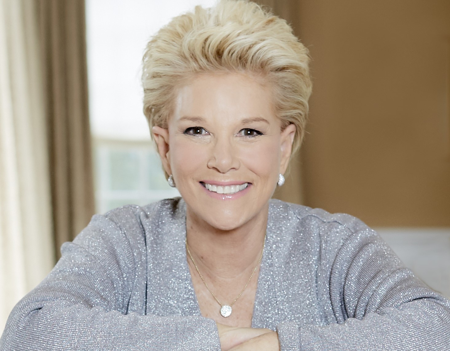 Joan Lunden speaking at Conroe Athena awards event this July