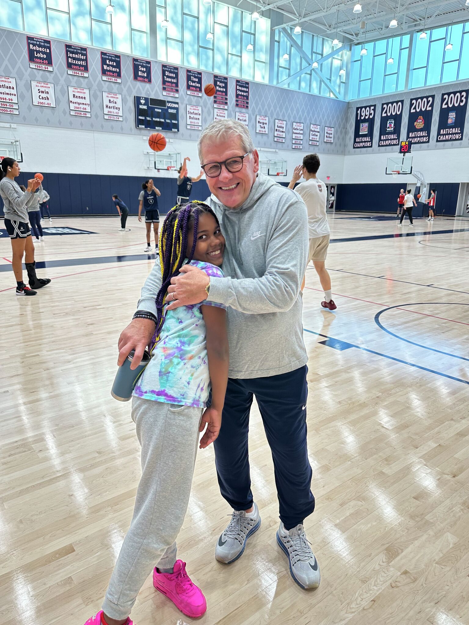 This 8-year-old was inspired by UConn forward Aaliyah Edwards