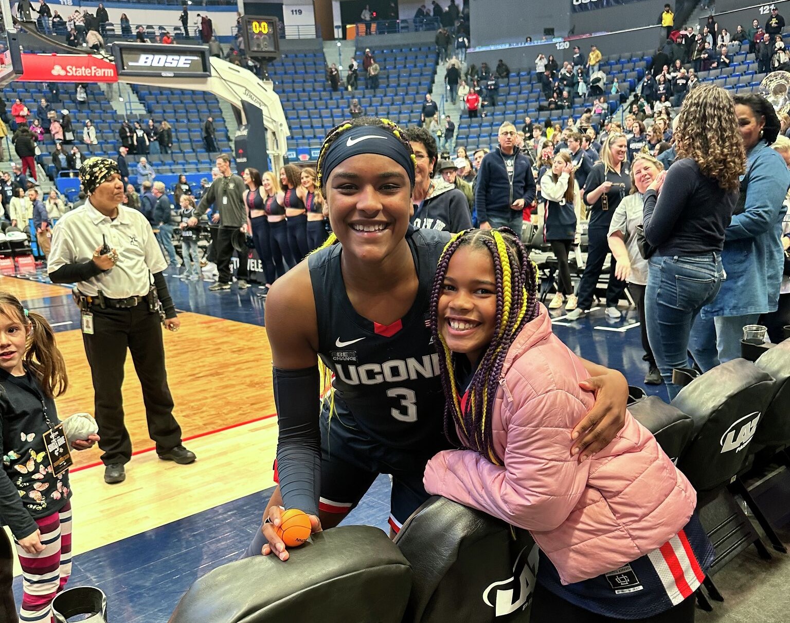 This 8-year-old was inspired by UConn forward Aaliyah Edwards